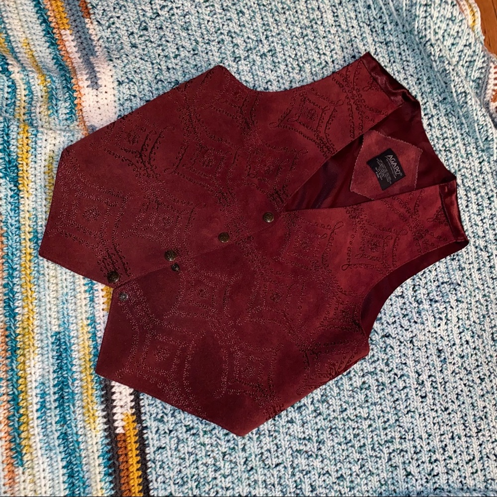 Agapo leather vest